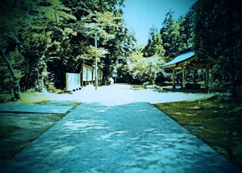 神社,町,晴れ,夏,屋外,ホラー