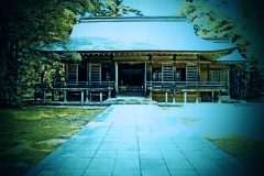 神社,町,晴れ,夏,屋外