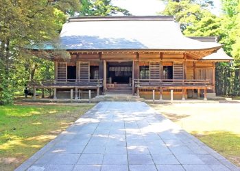 神社,町,晴れ,夏,屋外